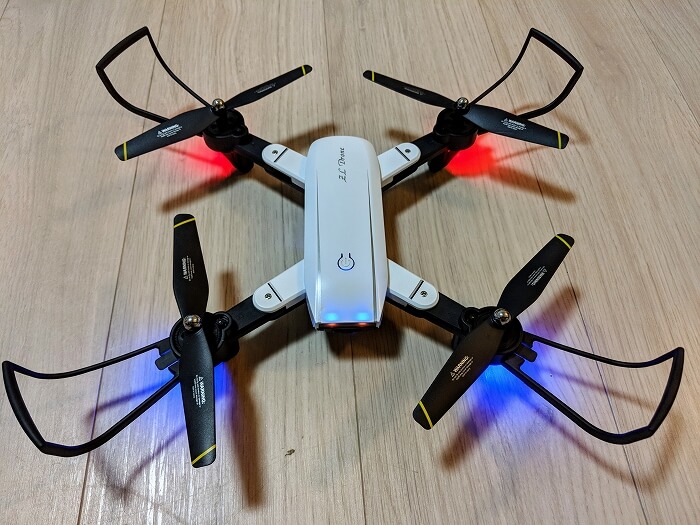 SG700のLEDが点灯しているところ