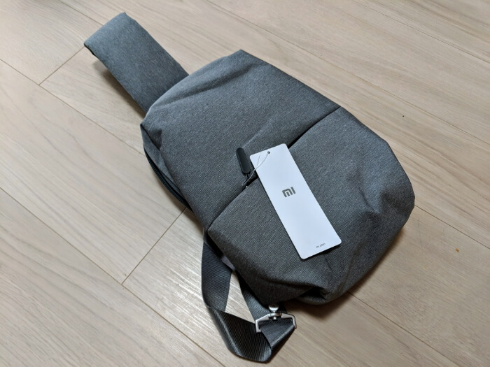Xiaomiスリングバッグの前デザイン