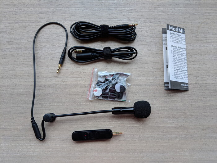 ModMic5の同梱物