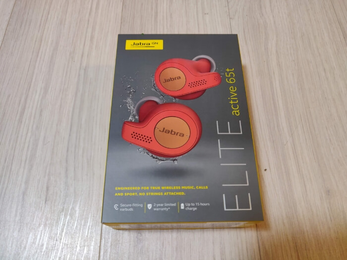 Jabra Elite Active 65t（コッパーレッド）のパッケージ写真