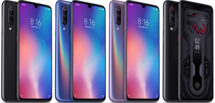 Xiaomi Mi9のラインナップ