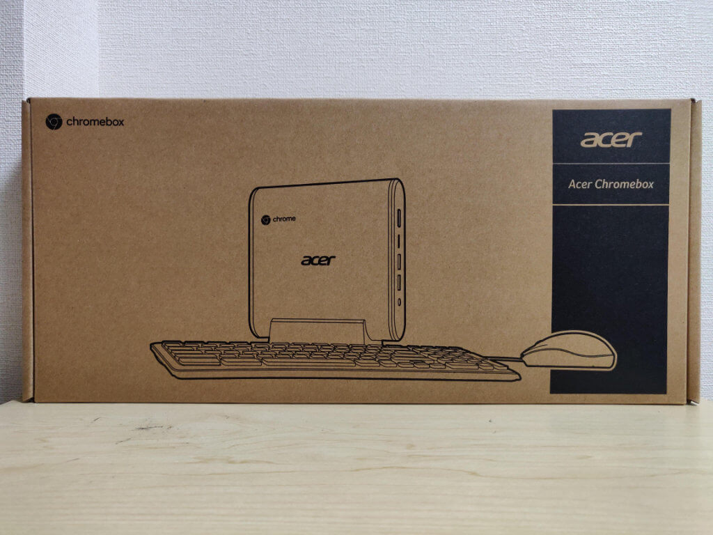 Acer Chromebox CXI3の外箱