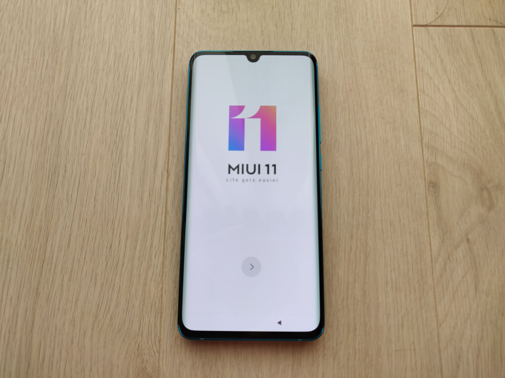 Xiaomi Mi Note 10はMIUI112がデフォルトインストール済