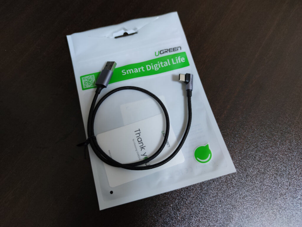 UGREEN USB Type C L字ケーブル