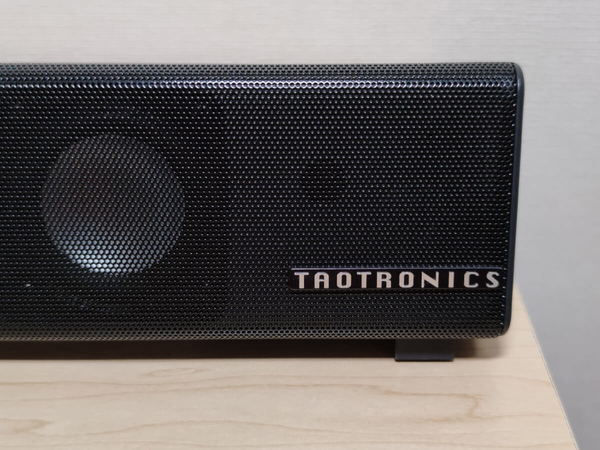 TaoTronics TT-SK025のロゴ部分のアップ