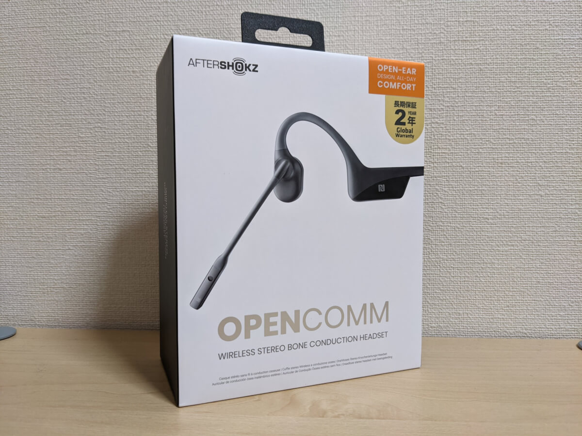 Shokz OpenComm 外箱