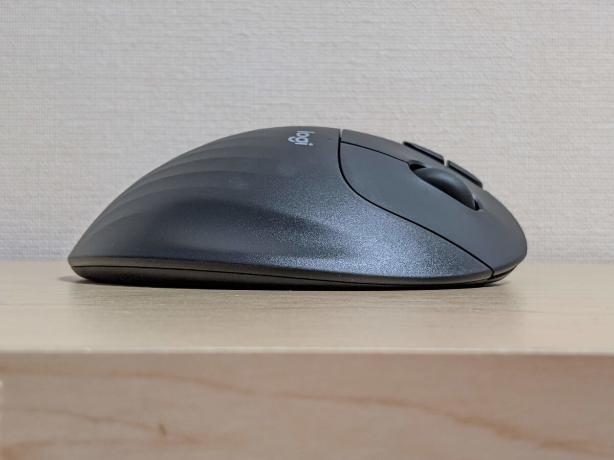 Logicool ERGO M575 右から見た様子