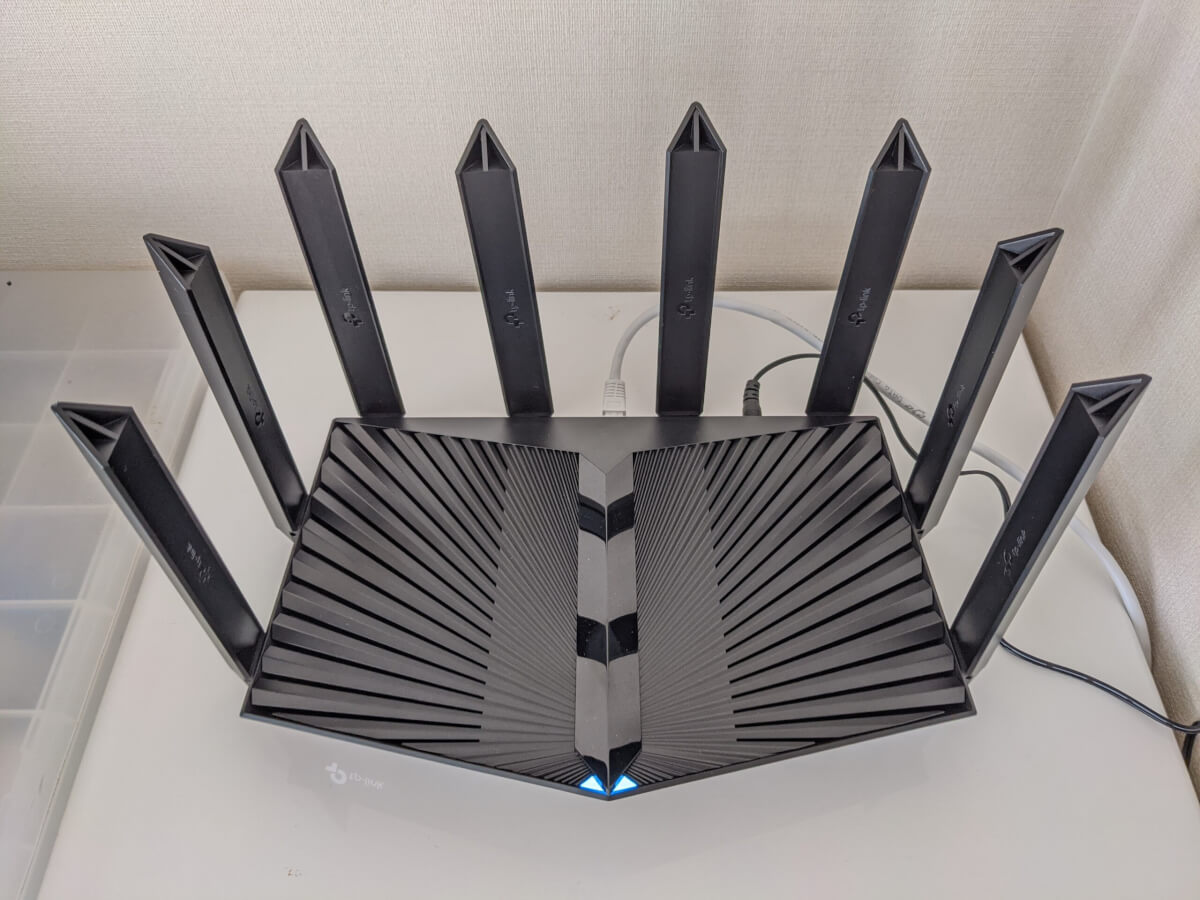 TP-Link Archer AX90 設置した様子