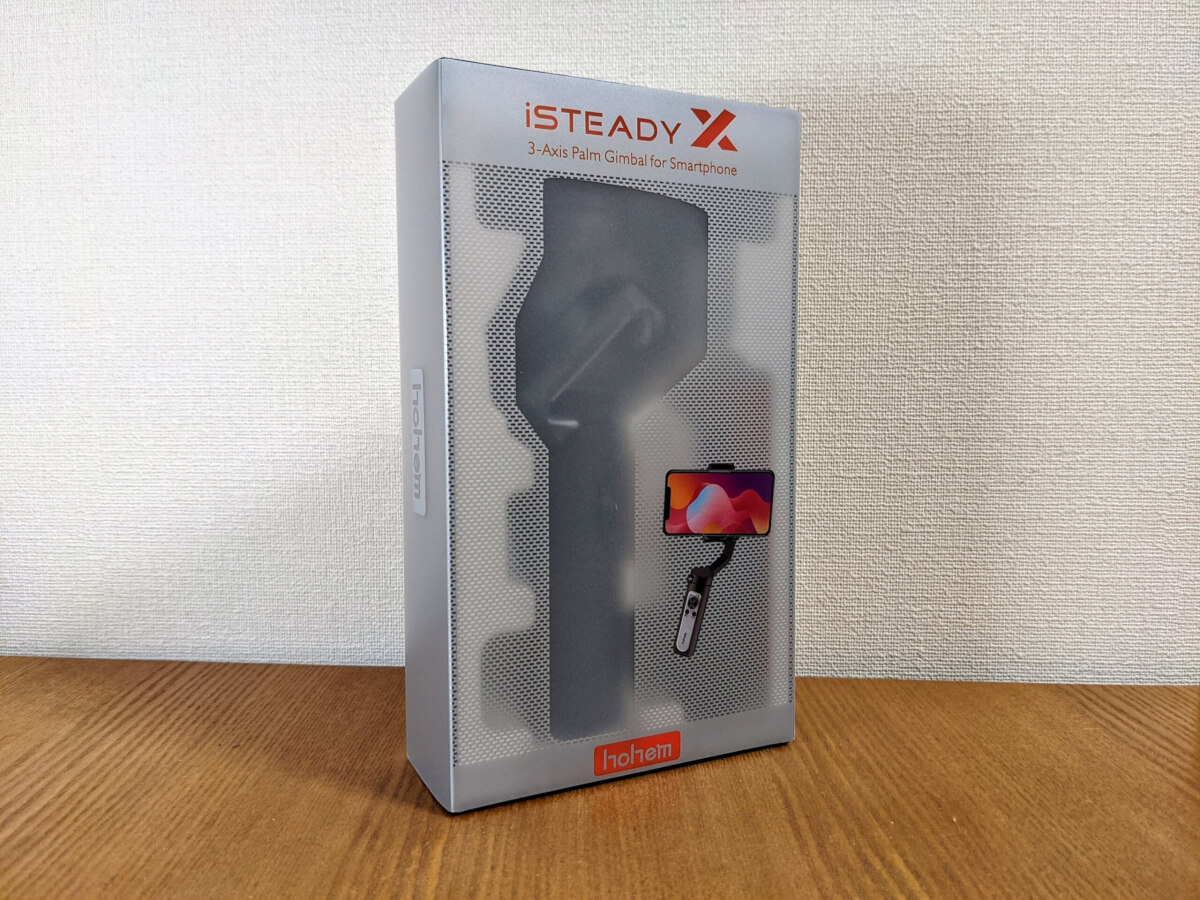 hohem iSteady X スマホジンバル 外箱