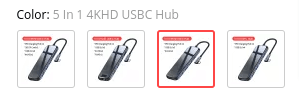 Baseus L字USB-Cハブ ラインナップ