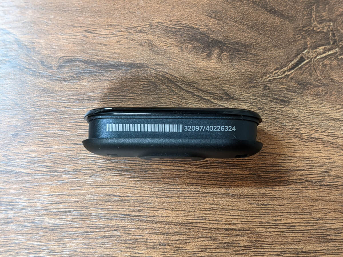 Mi Band 6 本体横 バーコード印字