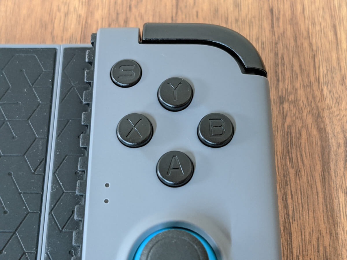 GameSir X2 Bluetooth ABXYボタンのアップ