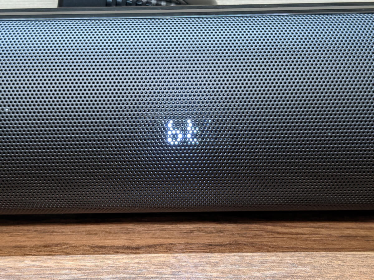 BlitzWolf BW-SDB1 Pro サウンドバー 入力種別表示 Bluetooth