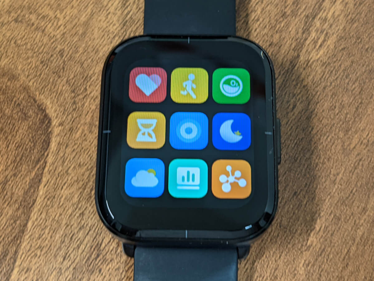 Mibro Colorスマートウォッチ 本体のメニュー
