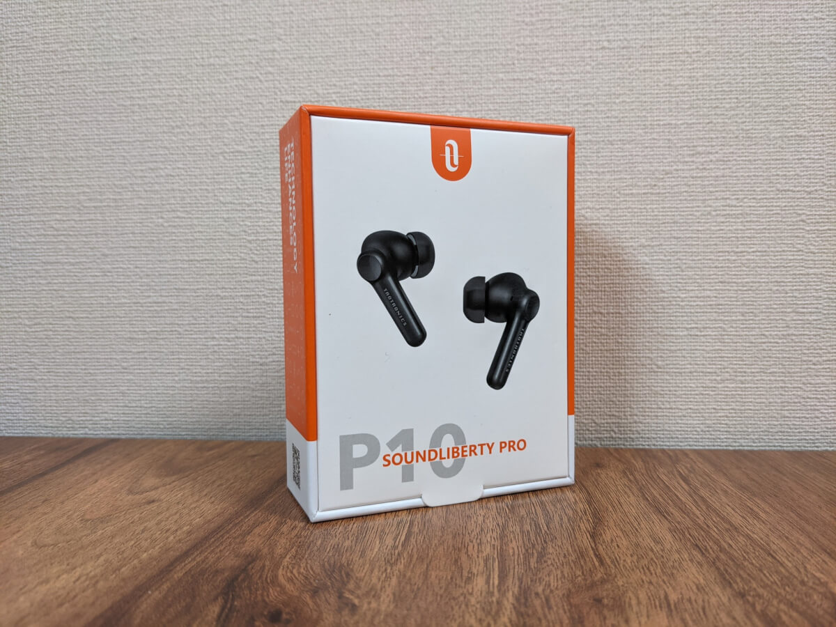 TaoTronics SoundLiberty Pro P10 ANC対応完全ワイヤレスイヤホン 外箱