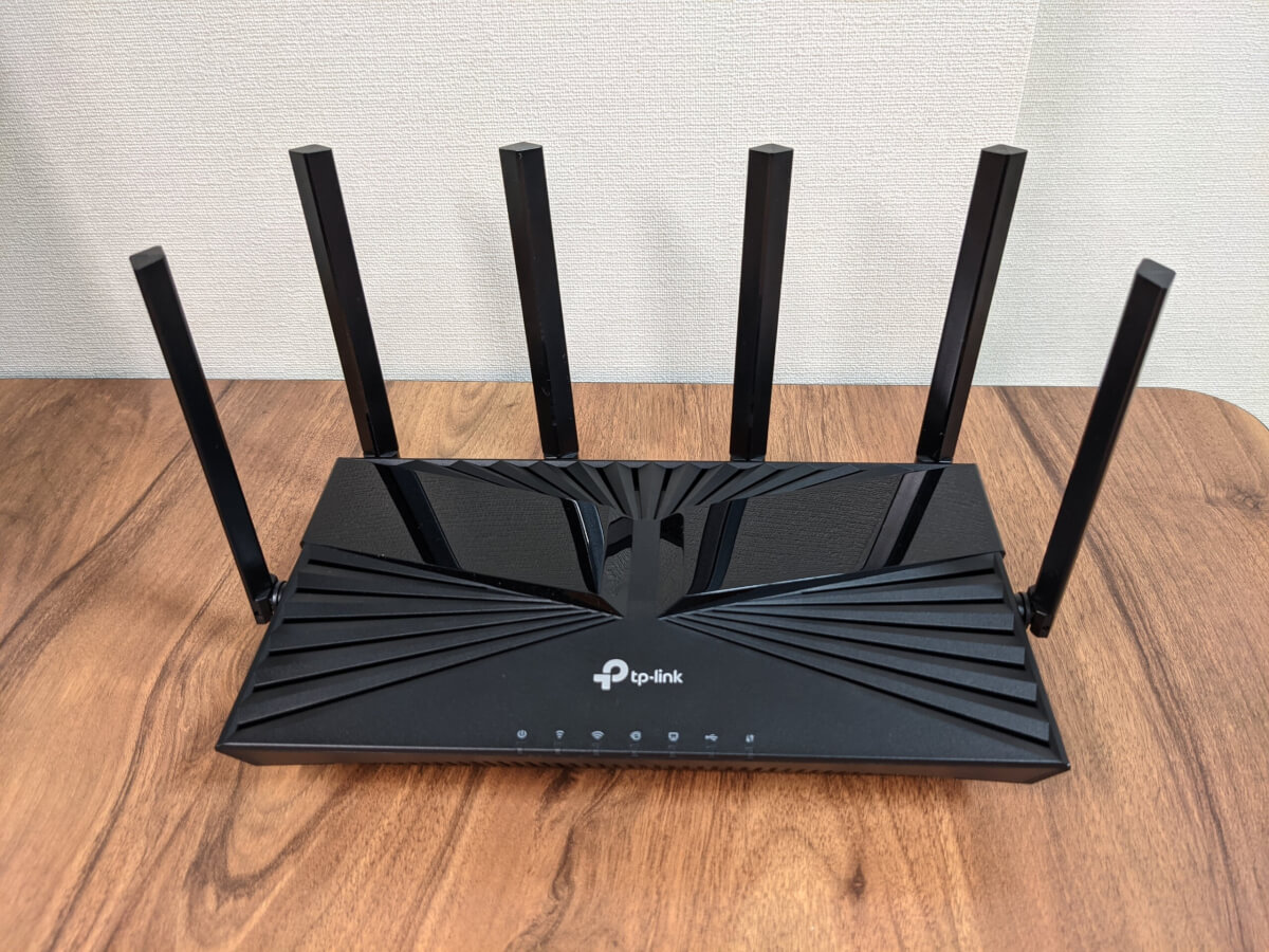 TP-Link Archer AX4800 本体 設置イメージ 平置き