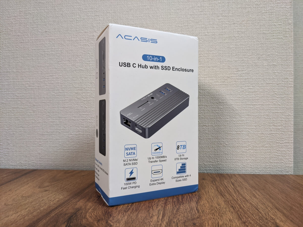 ACASIS 10 in 1 USB-Cハブ 外箱