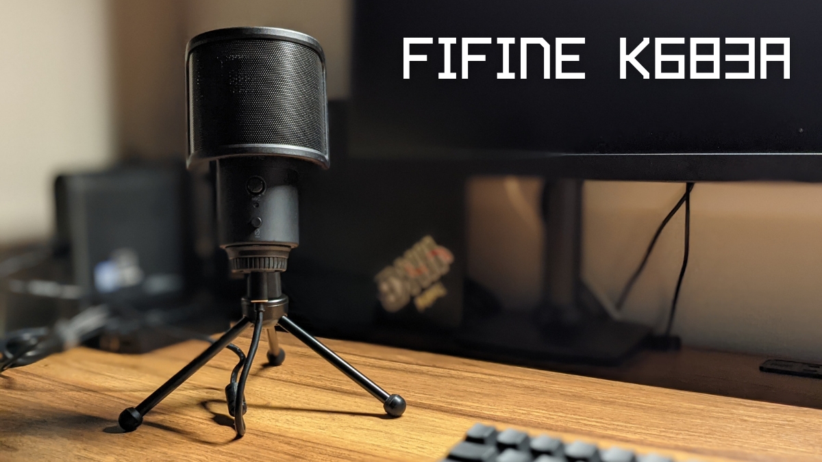 FIFINE K683A USBコンデンサーマイク レビュー