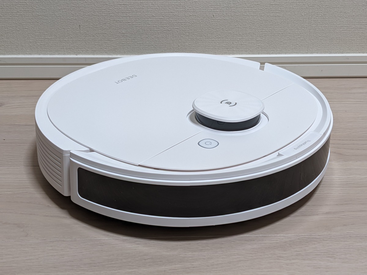 ECOVACS DEEBOT N8+ Amazon.co.jp限定モデル ロボット掃除機 本体 全体像 前面