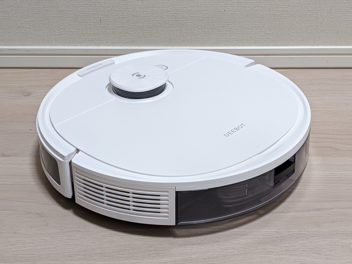 ECOVACS DEEBOT N8+ Amazon.co.jp限定モデル ロボット掃除機 本体 全体像 背面