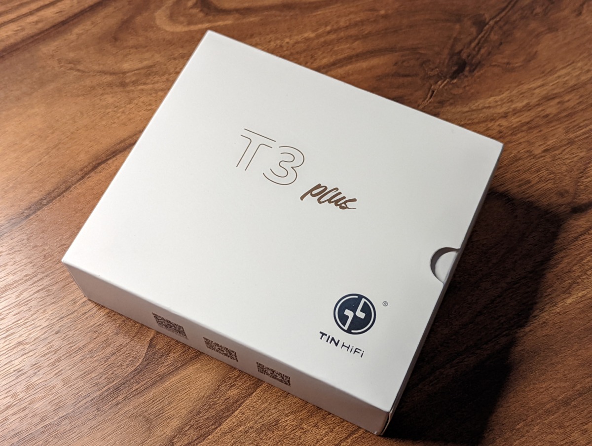 TIN HiFi T3 plus イヤホン レビュー 外箱