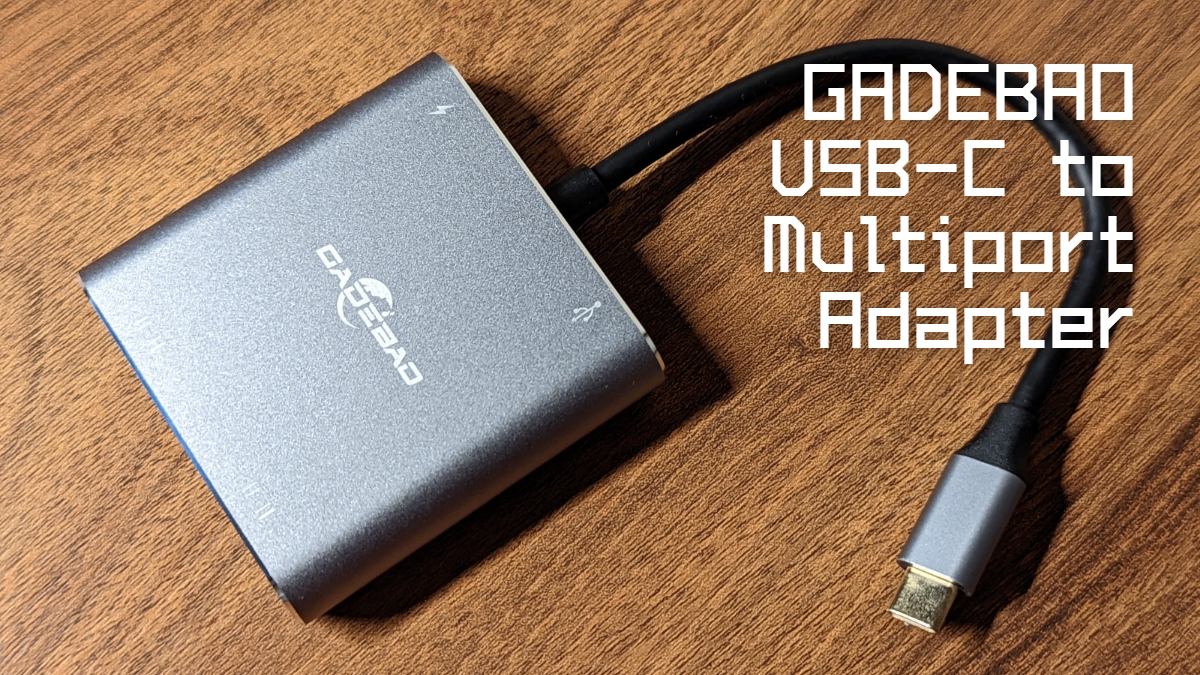 GADEBAO USB C HDMI 変換アダプター,デュアル HDMI,4-in-1Type C to HDMI アダプタ, 4K対応 2つのHDMIポート+USB-Aポート+USB-C PD充電ポート レビュー