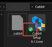 Cubbit レビュー Cubbit同期用フォルダ ファイル同期の完了