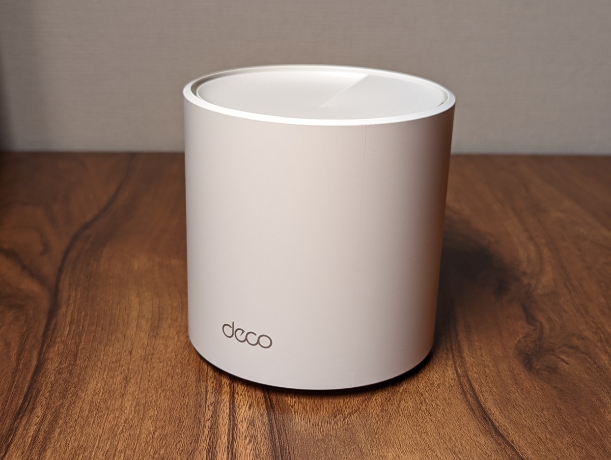 TP-Link Deco X50 メッシュWiFi レビュー 本体のデザイン 前面