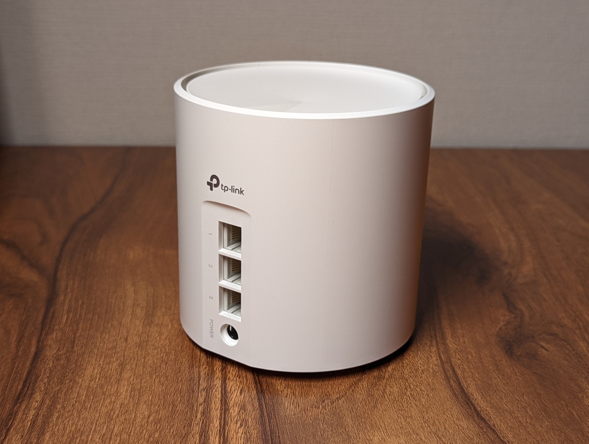 TP-Link Deco X50 メッシュWiFi レビュー 本体のデザイン 背面