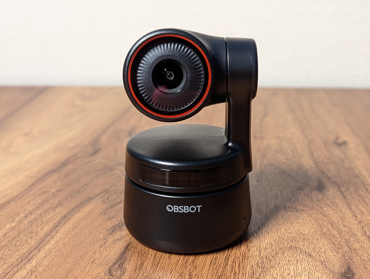 OBSBOT Tiny 4K ウェブカメラ レビュー 本体 正面