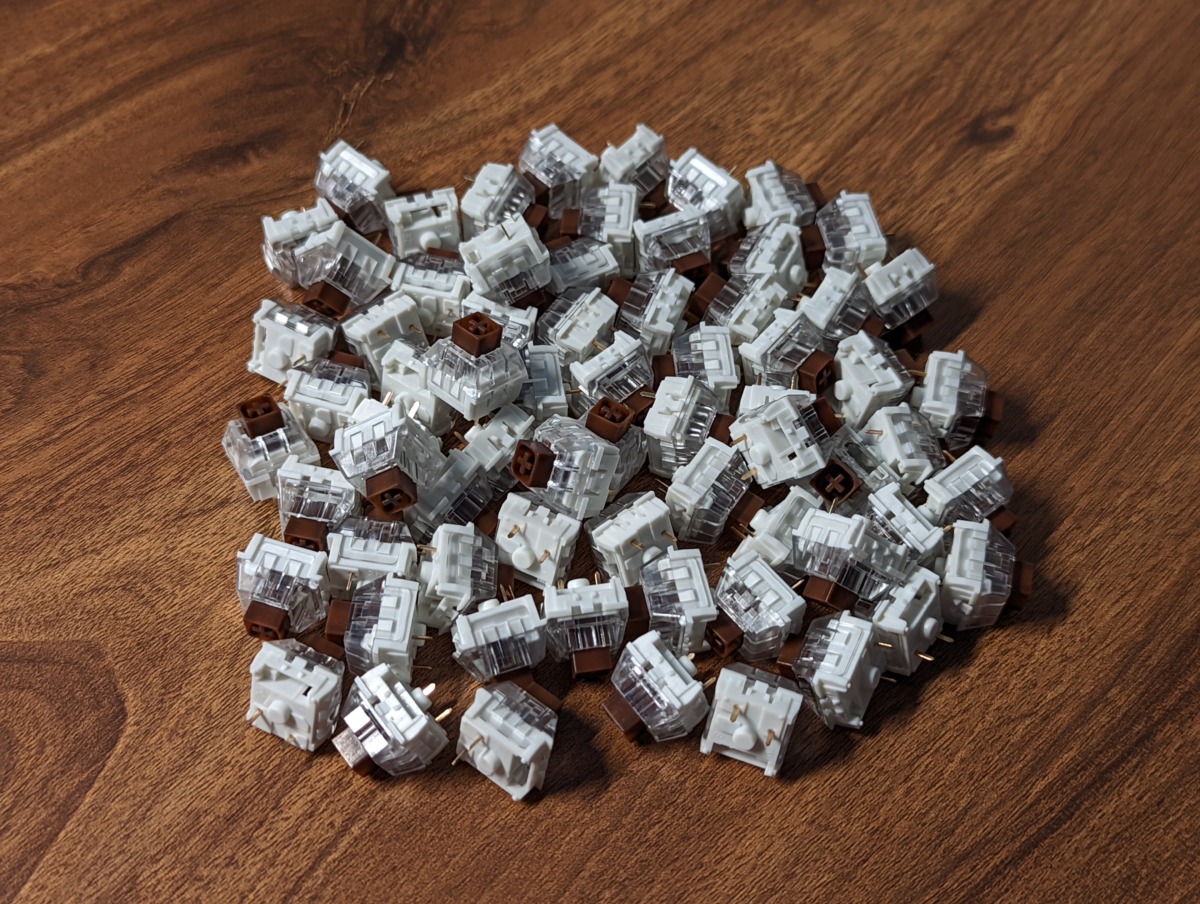 Kailh BOX茶軸 brown switch メカニカルキーボード向けキースイッチ レビュー スイッチの山