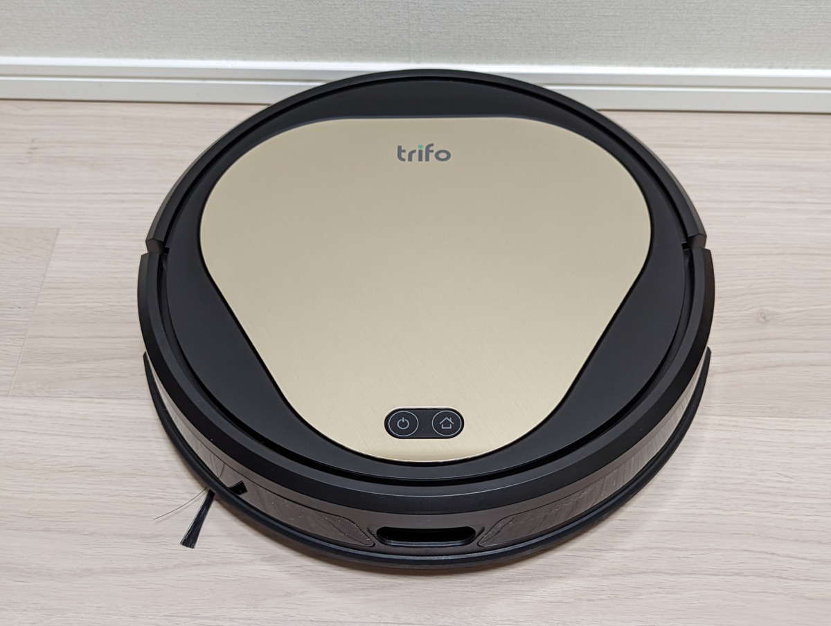 Trifo Ollie 監視カメラ 見守りカメラつきロボット掃除機レビュー 本体 上面