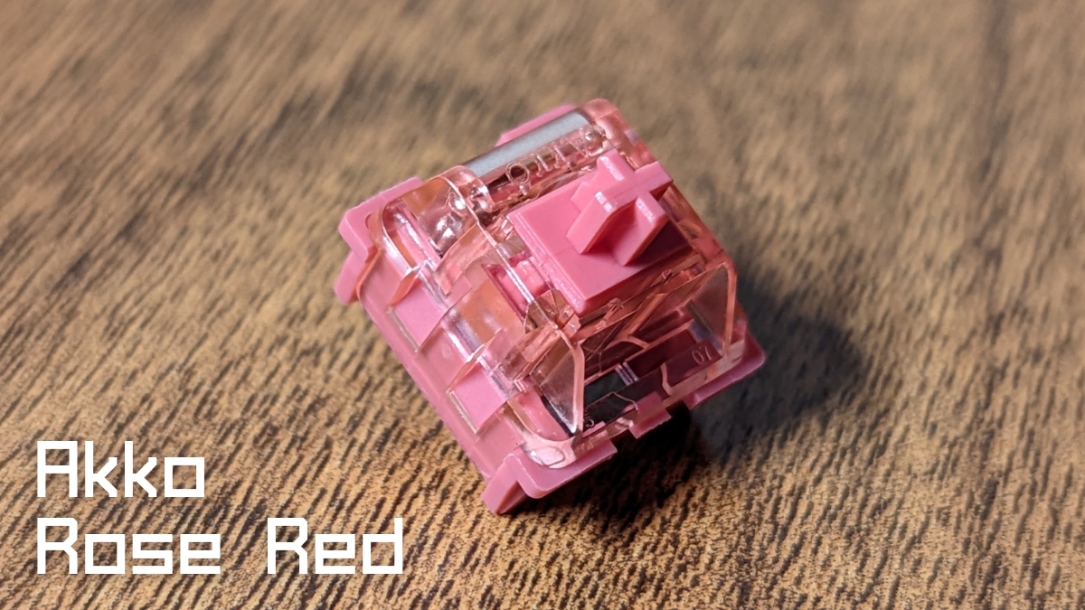 Akko CS Rose Red レビュー