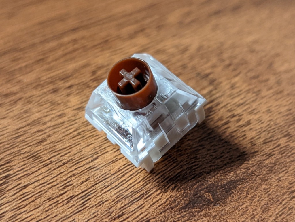 Kailh BOX Silent Brown 静音茶軸 レビュー 外観 上面