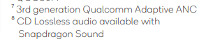 QualComm QC30XX系列 チップ比較表 補足