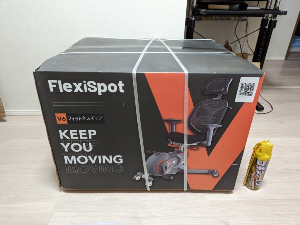 FlexiSpot V6レビュー 箱の大きさ
