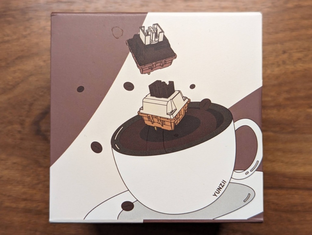 YUNZII Caramel Coffee レビュー パッケージ 挿絵