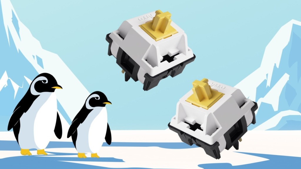 Akko Penguin Silent 静音タクタイル軸 サイレントタクタイル キースイッチ レビュー イメージ画像