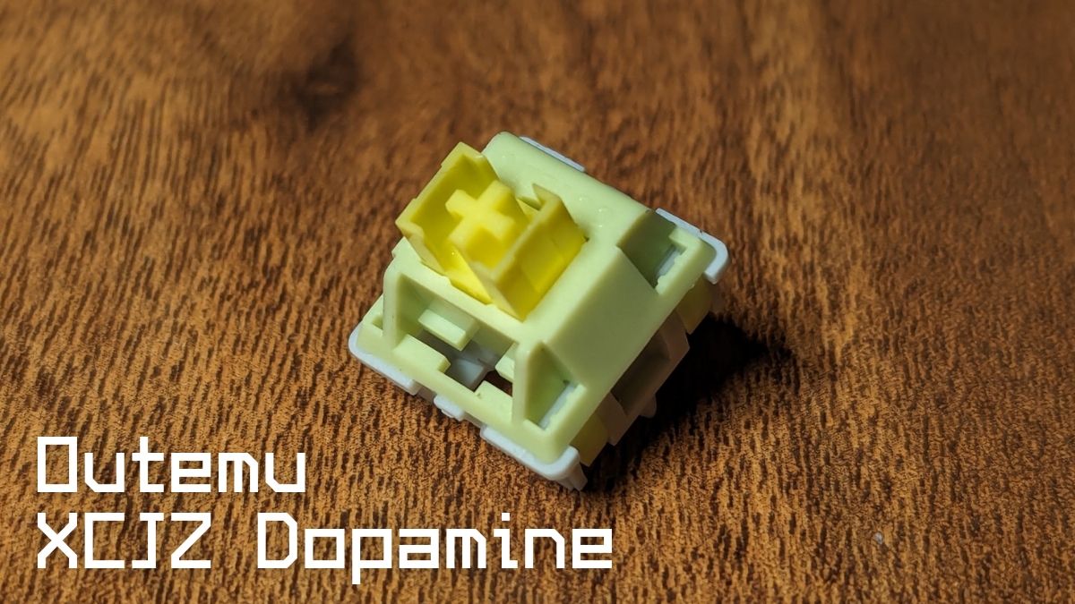 Outemu XCJZ Dopamine 静音リニア軸 レビュー