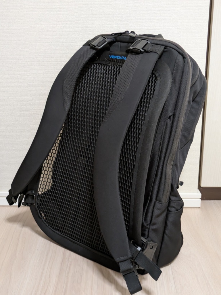 VentaPakレビュー 装着後 背面